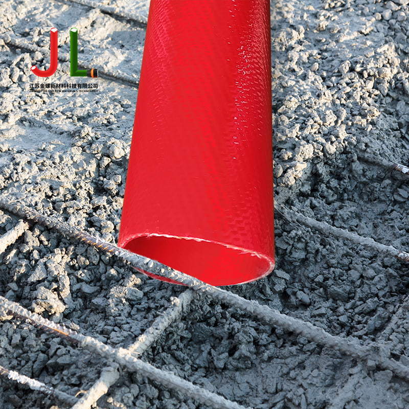 Hos Pumping Concrete Polyurethane Jinluo - Hos pembinaan poliuretana yang fleksibel untuk mengepam konkrit Hos Pumping Concrete Polyurethane Jinluo - Hos pembinaan poliuretana yang fleksibel untuk mengepam konkrit